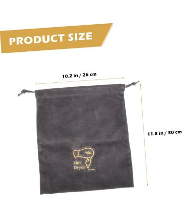 Beavorty 4 Pcs Hair Dryer Bag Hair Dryer Storage Organizer Multifunction Travel Cosmetic Bag Flannel - Buy Online on SooperMarket.com
