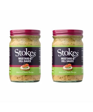 Stokes Mustard & Dill Sauce 165g - Pack of 2