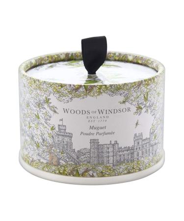 Woods Of Windsor Lily Of The Valley Body Dusting Powder With Puff for Women, 3.5 Ounce