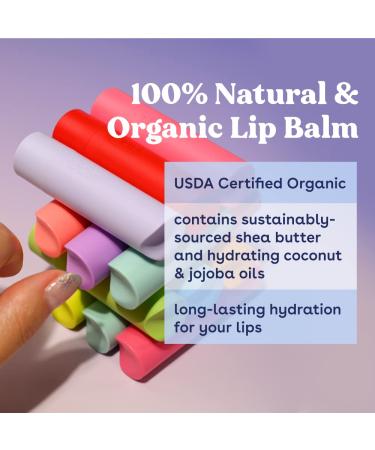 EOS Lip Balm Strawberry Sorbet 2 Pack - Nourishing Moisture, .14 oz Each - Buy Online on SooperMarket.com