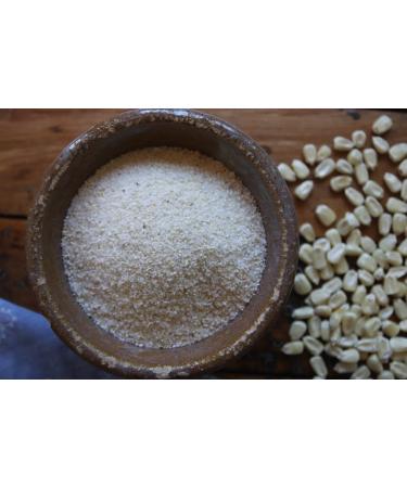 Carolina Grits Company Stone Ground White Grits - 2lbs | Non-GMO, Whole Grain, Gluten-Free - Buy Online on SooperMarket.com
