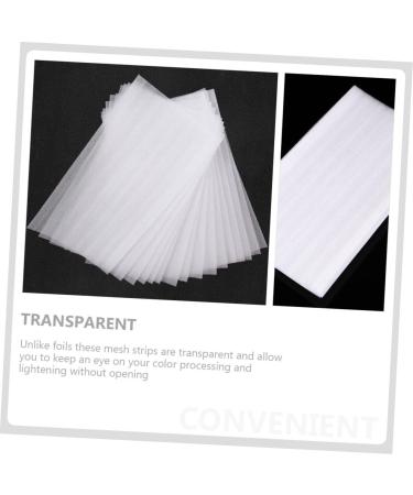 Angoily 100 Sheets Pearl Cotton Highlighter Diy Hair Dye Paper Hair Coloring Film Hair Coloring Kit Hair Wrapping Paper Strips Hair Bleach Professional Hair Dye Board Shims Foil Major Foam 41.2x14.8cmx2pcs Whitex2pcs - Buy Online on SooperMarket.com