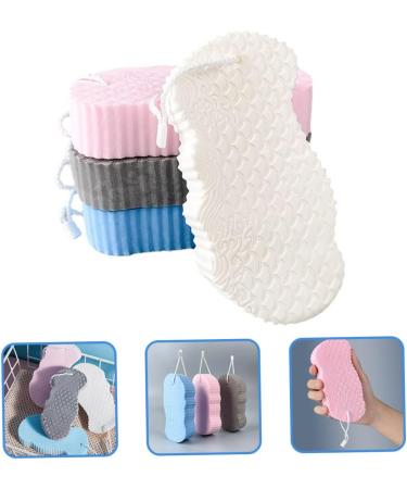 Belliffy 4pcs Bath Sponge Body Scrubber for Kids - Exfoliating Spa Shower Tool for Infants - PVA Soft Material - Buy Online on SooperMarket.com
