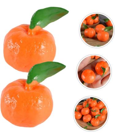 TOYANDONA 10pcs Simulated Fruit Orange Toys Models Artificial Fruits Scene Layout Prop Photo Prop Orange Cabinet Orange Decor Lifelike Orange Model Scene Adornment Modeling Tangerine Pvc - Buy Online on SooperMarket.com