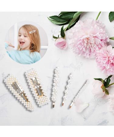 20Pcs Pearl Hair Clips for Women - Elegant Hairpins & Barrettes for Weddings & Valentine's Day Gifts - Buy Online on SooperMarket.com