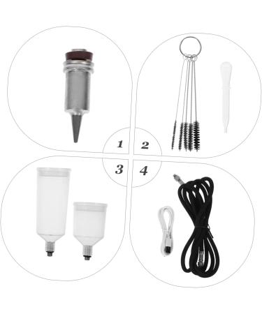 Beavorty 1 Set Spray Hydrating Apparatus Kit Squirt Air Brush for Nails Airbrush for Cakes Airbrush for Nails Airbrush for Cake Decorating Aluminum Alloy Paint White Moisturizing 19.00X15.50X4.50CM White - Buy Online on SooperMarket.com