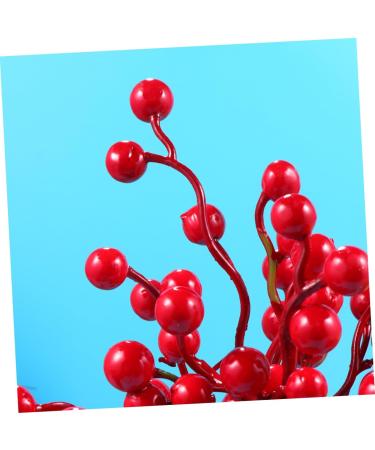 ABOOFAN 48 Pcs Christmas Greenery Garland Christmas Party Favors Artificial Pine Picks Christmas Floral Picks Red Berries Picks Christmas Berry Picks Diy Artificial Pine Tree Branch - Buy Online on SooperMarket.com
