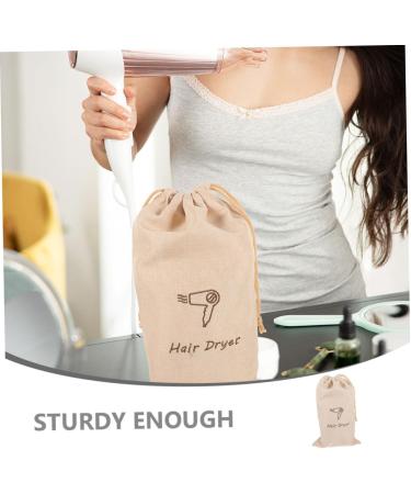 OATIPHO Hair Dryer Bag Multi-use Dryer Portable Draw Pouch Linen Organizer Bag for Storage Linen Hair Dryer Bag - Buy Online on SooperMarket.com