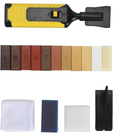 Floor Repair Wax Kit - 11 Color Wood Floor Scratch & Crack Filler | Durable Hard Wax for Home Repairs - Buy Online on SooperMarket.com