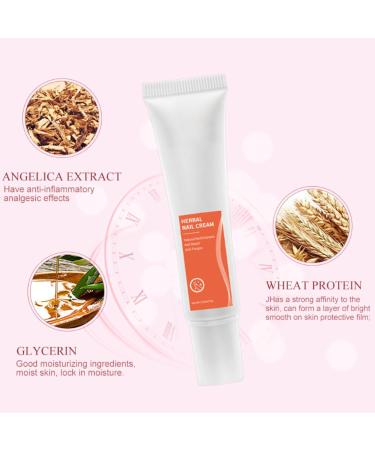 Organic Cuticle Nail Cream 15ml Herbal Essential Cream Moisturize with Convinient Dropper Design Nail Cuticles Oils Treatment Damaged Dry for Nail Care Repair Growth - Buy Online on SooperMarket.com