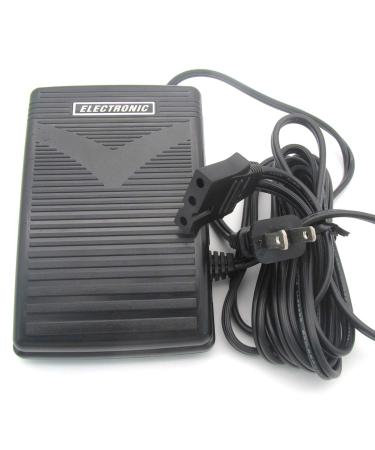 CKPSMS Brand - 1PCS 250834002 110V Foot Control Pedal Compatible with/Replacement for Singer Brand 14U32 14U34 14U44 14U52 14U52A 14U454 14U64 JUKI Brand Serger MO-103/104/134/623/644D
