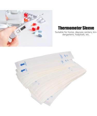 100Pcs Digital Thermometer Covers Disposable Electronic Thermometer Protective Sleeves Safe Hygienic Oral Thermometer Cover Sleeve for Hospital - Buy Online on SooperMarket.com