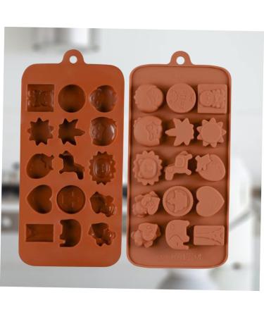 PRETYZOOM 15 Silicone Baking Molds Cupcake Decorate Bakeware Silicone Candy Molds Chocolate Candy Molds Cookie Pudding Non-Stick Mold Fudge Molds Small Animals Baking Supplies - Buy Online on SooperMarket.com
