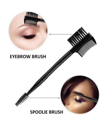 5PC Eyebrow Care Set - Professional Tweezers Curved Scissors & Shaving Brushes for Everyday & Travel Use - Durable Stainless Steel - Buy Online on SooperMarket.com