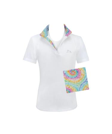 R.J. Classics Sadie Jr. 37.5 Short Sleeve Show Shirt Tie Dye Small