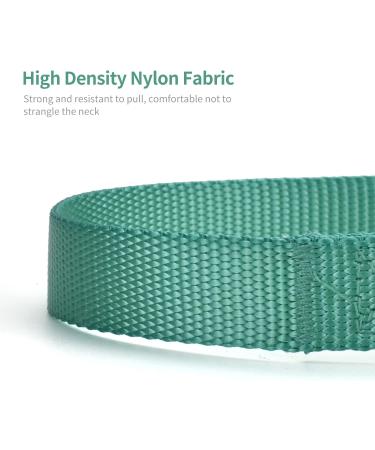 Audwud Thick Nylon Neck Band Dog Collar - Adjustable Classic Design for Small Medium & Large Dogs | M Size: 37-54 cm | Available in Multiple Colors - Buy Online on SooperMarket.com