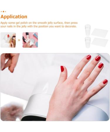 Healeved 3 Sets Nail Art Silicone Stamp Nail Stencils for Nail Art Reusable Silicone Spatula Turner French Tip Nail Tool French Nail Stamper Nail Stamp Kit Plastic Miss Template Frosted - Buy Online on SooperMarket.com