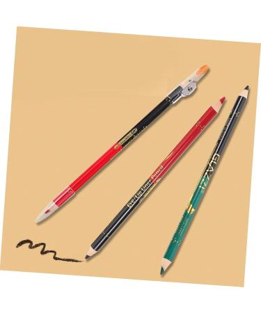 FOYTOKI 12pcs Lip Liner Eyeliner Lip Pencil Eyebrow Brush Angled Waterproof Lip Liner Pencil Wooden - Buy Online on SooperMarket.com