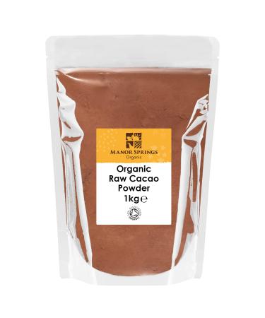 Organic Raw Cacao Powder 1kg by Manor Springs Organic