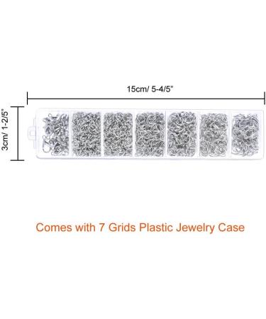 Paxcoo 1500Pcs Silver Jump Rings with Lobster Clasps, Jewelry Pliers - Jewelry Making Supplies & Necklace Repair Kit - Buy Online on SooperMarket.com