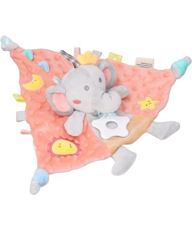 WBTY Baby Security Blanket: Super Soft Plush Elephant Cuddle Toy with Teether for Newborn Boys and Girls - Buy Online on SooperMarket.com