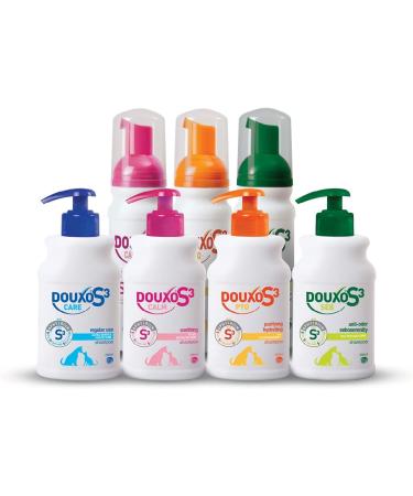 Douxo S3 Care Shampoo for Dogs & Cats - Hypoallergenic Moisturizing & Veterinarian Recommended - 200ml Ultra Gentle Care - Buy Online on SooperMarket.com