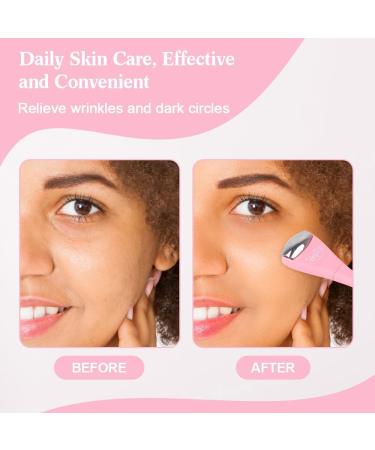 Hilph Facial Roller Beauty Massager - Enhance Eye Cream Absorption & Reduce Fine Lines - Pink - Buy Online on SooperMarket.com