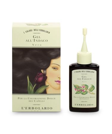 L'Erbolario Gel Riflessante Nero 70 ml (black gel with indigo) 1 pack (1 x 70 ml)