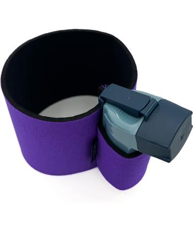 Rescue Inhaler Water Bottle Sleeve - Purple | Convenient and Stylish Protection - Buy Online on SooperMarket.com