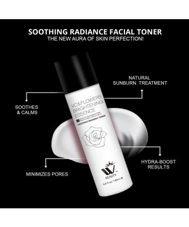 WBM Skincare Beauty Kit Facial Cleanser Moisturizer Witch Hazel Toner & Anti-Aging Night Cream for Sensitive Skin Shop Internationally - Buy Online on SooperMarket.com