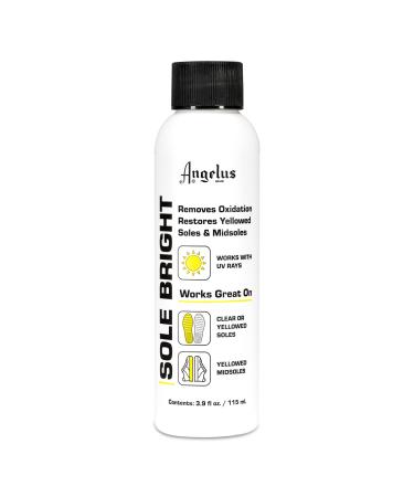 Angelus Sole Bright- Sneaker Sole Restorer that Cleans Yellow Soles- Icy Sole Bottoms -3.9oz 3.9 Fl Oz (Pack of 1)