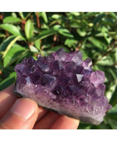 Natural Crystal Rough Natural Amethyst Quartz Crystal Cluster Specimen Healing 50-60g - Buy Online on SooperMarket.com