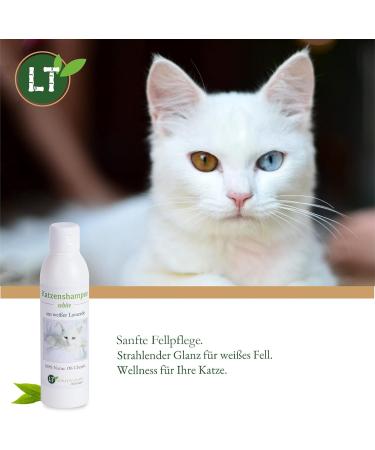Buy LT Nature Products Bio-Katzenshampoo for White Fur | Hypoallergenic Soap-Free Cat Shampoo | 250ml | Anti-Itching Care - Buy Online on SooperMarket.com