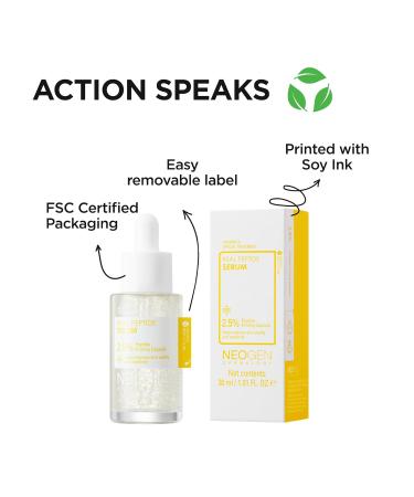 DERMALOGY by NEOGEN 2.5% Peptide Serum - Firming Capsule for Skin Vitality Elasticity & Wrinkle Care | 30ml International Shipping Available - Buy Online on SooperMarket.com