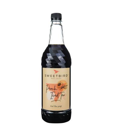 Sweetbird Peach Iced Tea Syrup (1 Litre) - Vegan Friendly Peach Syrup