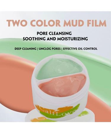 Clay Face Mask - Clay Mask For Controlling Oil And Refining Pores 2 Colors Cleansing Mask Deep Cleansing Mud Mask Spa Face Mask For Detoxing Hydrating Face Mask Improve Pore Blemish - Buy Online on SooperMarket.com