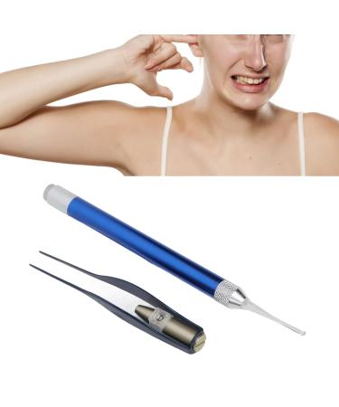 LED Earwax Removal Kit: Stainless Steel Tweezers with LED Light for Gentle Cleaning - Home Use with Storage Box - Buy Online on SooperMarket.com