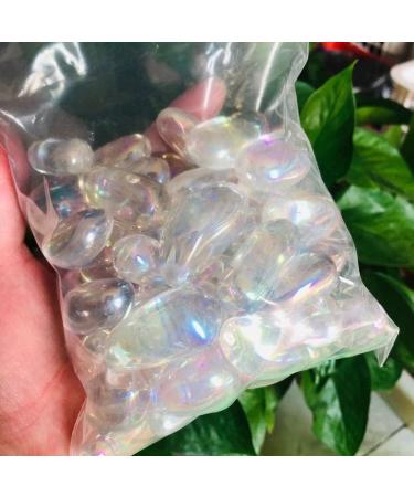 Natural Crystals and Stones 17mm-25mm Natural Spiritual Quartz Aura Crystal Stone Gravel 4pc for Decoration kaixun - Buy Online on SooperMarket.com