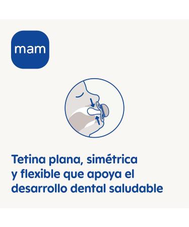 MAM Schnuller Start S152 - Pink Silicone Pacifier for Newborns 0-2 Months (2 Pack) with Sterilizable Box - Ideal for Babies - Spanish Version - Buy Online on SooperMarket.com