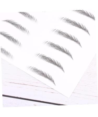 MAGICLULU 2 Pairs Eyebrow Sticker Black Makeup Adhesive Eyebrow Template Makeup Brishes Disposable 6d - Buy Online on SooperMarket.com