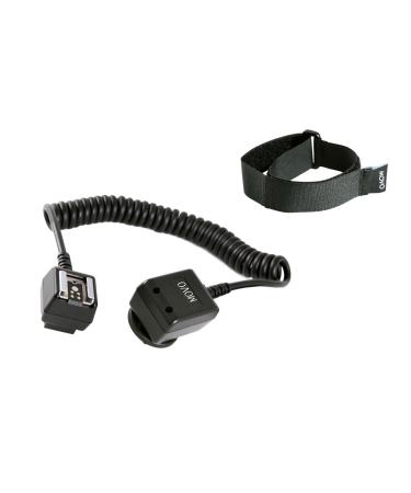 Movo Photo FC20N Heavy-Duty TTL Off-Camera Flash Shoe Cord for Nikon SB-300, SB-400, SB-600, SB-700, SB-800, SB-900, SB-910, etc (SC-28 Replacement) + Bonus Neat Strap Small (Coiled up to 50")