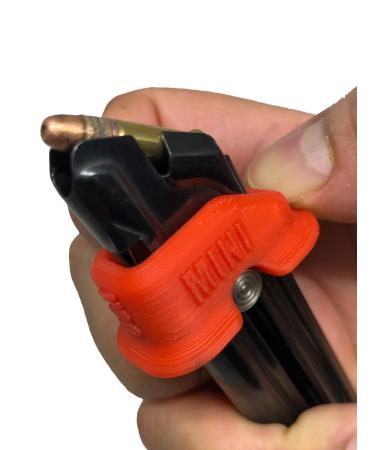 Hilljak Mini Magazine Speed Loader Designed to fit Ruger Mark I II III IV 22/45, Smith & Wesson Victory, Browning Buckmark 22LR, Quickie Loader Red