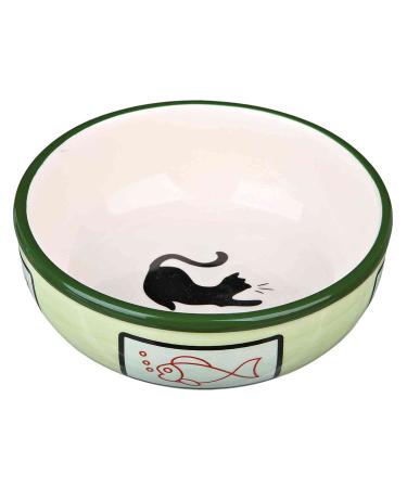 Trixie Ceramic Bowl for Cat 0.35 Litre 13 cm Assorted colors 325 ml (Pack of 1)