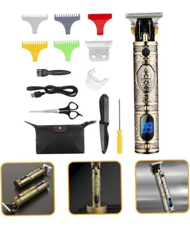 minkissy Beard Trimmer 1 Set Man Household Ma Stainless Steel Mens Trimmer - Buy Online on SooperMarket.com