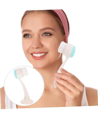 Manual Face Brush - Deep Cleansing Tool for Skin Care | Pore Cleaner & Face Washing Brush with Holder - Buy Online on SooperMarket.com