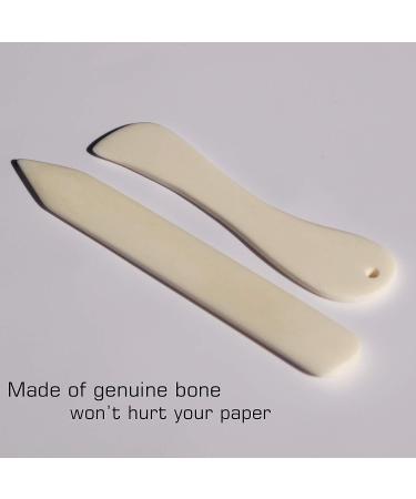 VENCINK Genuine Bone Folder Paper Creaser Set Folding Scoring Burnishing Crafting Scrapbooking Tool for Bookbinding Paper & Leather Crafts Card Making and Office Supplies - Buy Online on SooperMarket.com