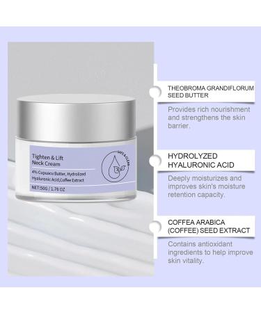 4 Piece Tighten and Lift Neck Cream Go Pure Neck Firming Cream - Best For Tightening Sagging Skin Decolletage Neck Cream For Sagging And Tighten - Buy Online on SooperMarket.com