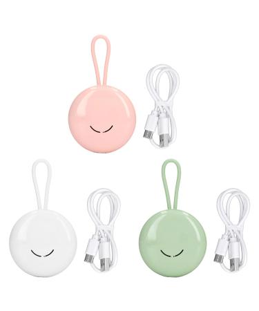 Yousiliang Portable Toothbrush Holder Sanitizer Mini Toothbrush UV Cleaning Case Intelligent USB Charging Hanging Toothbrush UV Cleaning Box for Trvel(green)