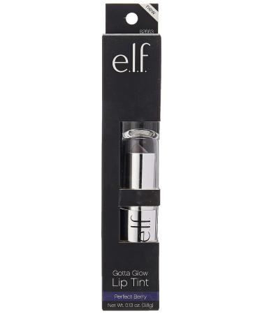e.l.f. Gotta Glow Lip Tint - Perfect Berry | Long-Lasting Moisturizing Lip Stain - Buy Online on SooperMarket.com