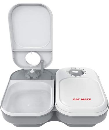 Cat Mate Timed Automatic Feeder Two bowl feeder - Buy Online on SooperMarket.com
